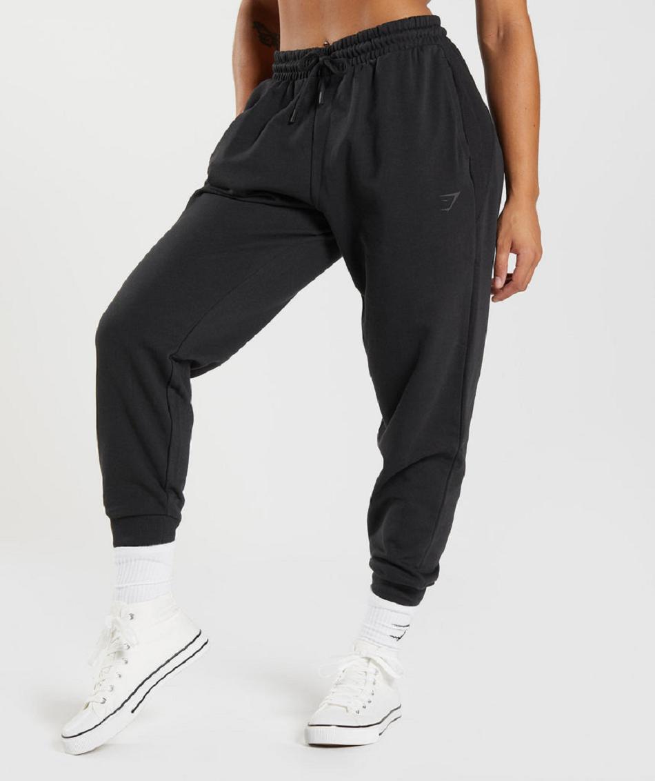 Gymshark Gs Power Ženske Jogger Hlače Crne | HR 4127UZG